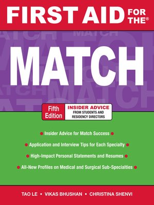 cover image of First Aid for the Match